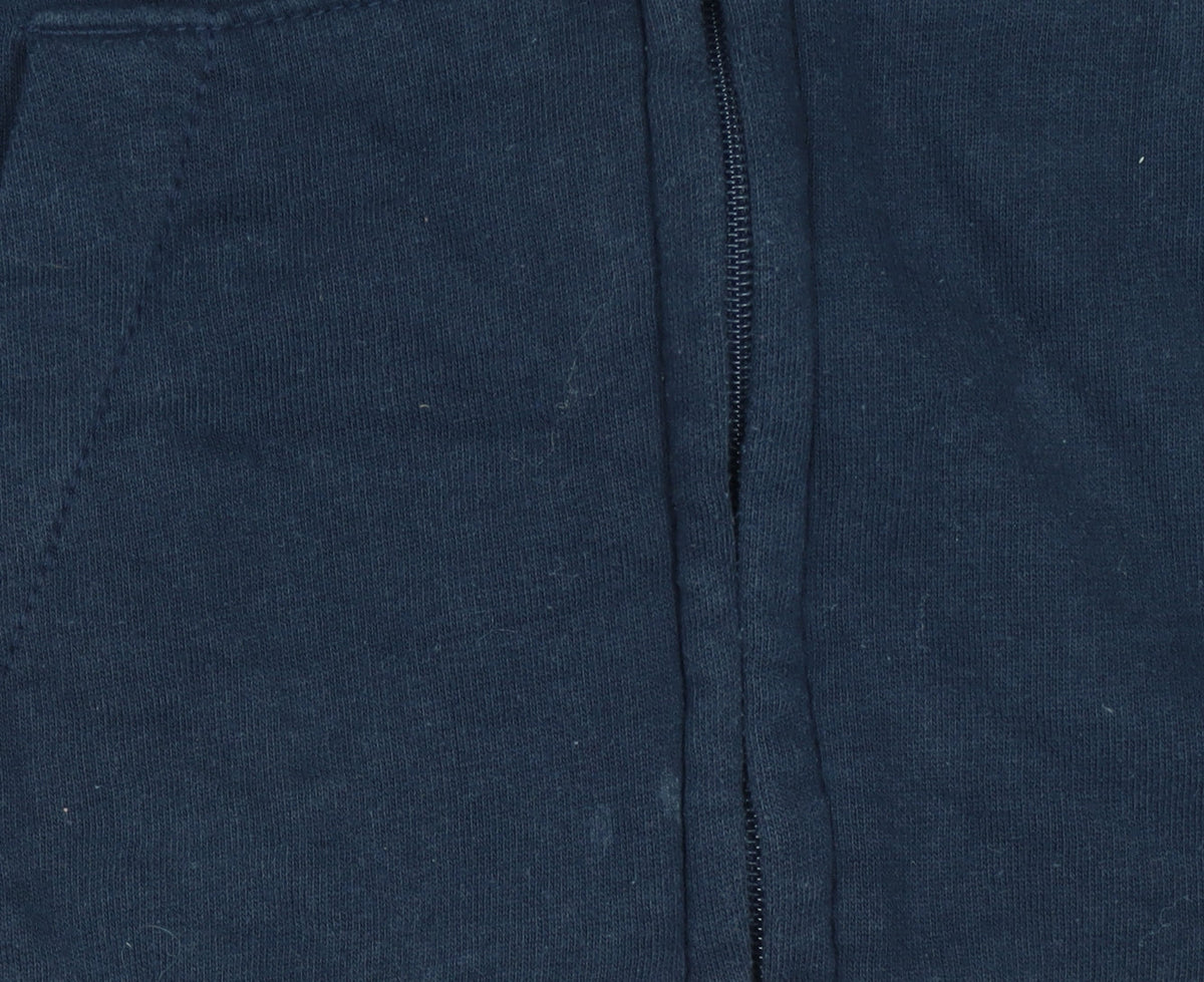 Additional view of Abercrombie & Fitch Kids boys’ black full zip fleece hoodie 11-12 years