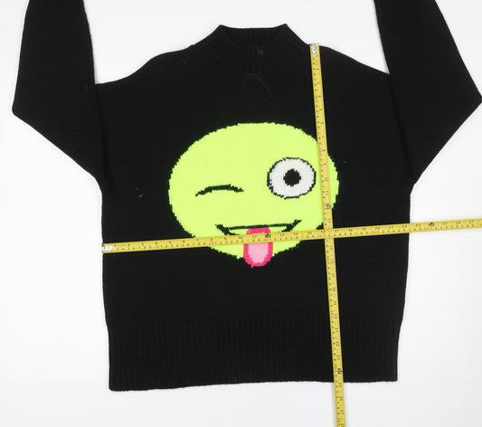 Womens UK Size S KAOS JEANS Black Pullover Jumper