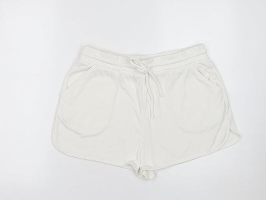 Womens UK Size L Zara Regular Fit Sweat Shorts