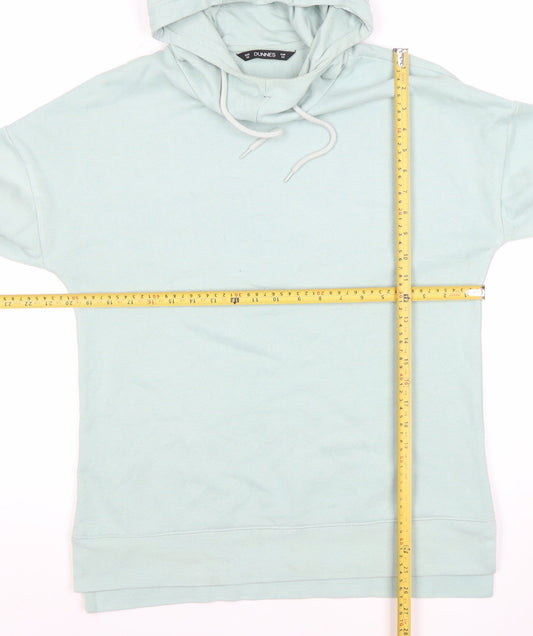 Womens UK Size XS Dunnes Blue Pullover Hoodie