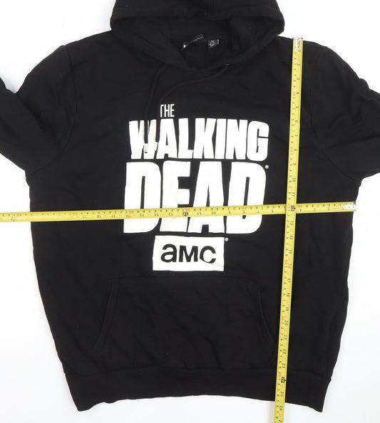 Mens UK Size 2XL The Walking Dead AMC Black Pullover Hoodie