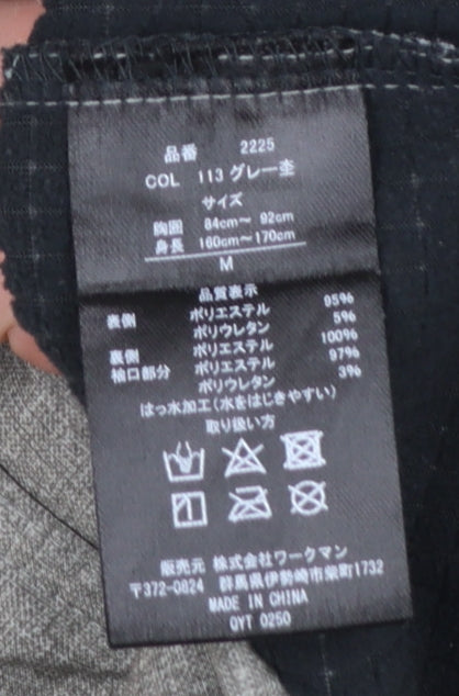 Mens UK Size M Find-Out Grey Windbreaker Coat