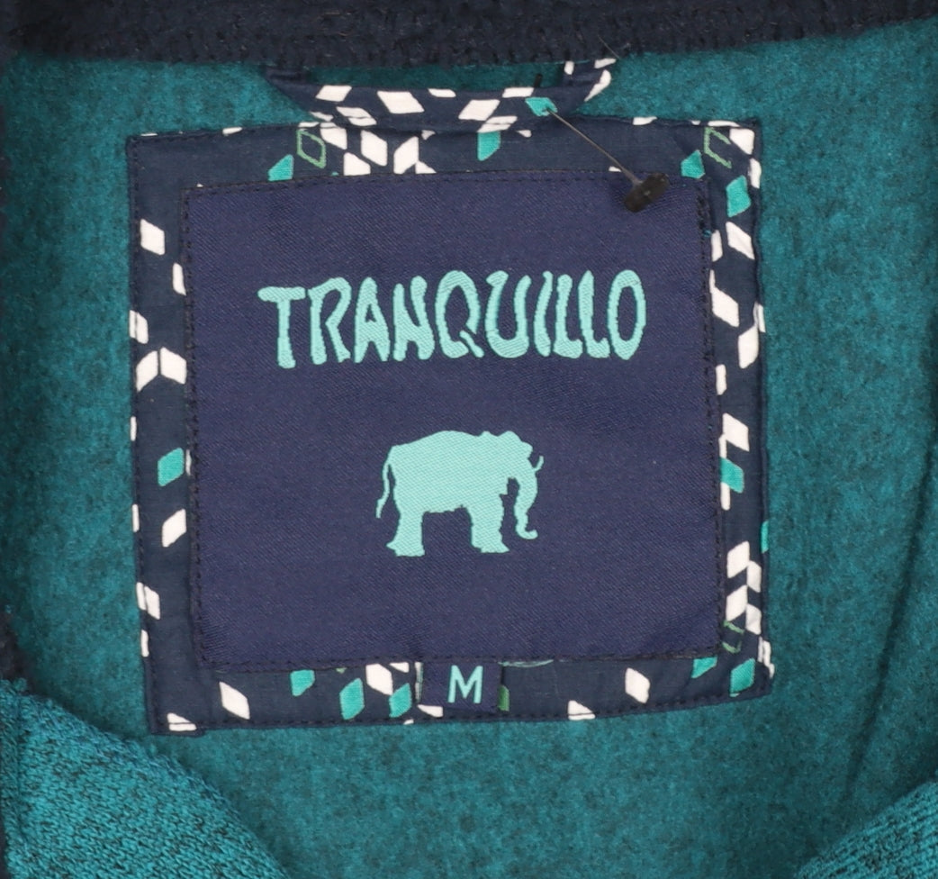 Womens UK Size M TRANQUILLO Green Basic Jacket