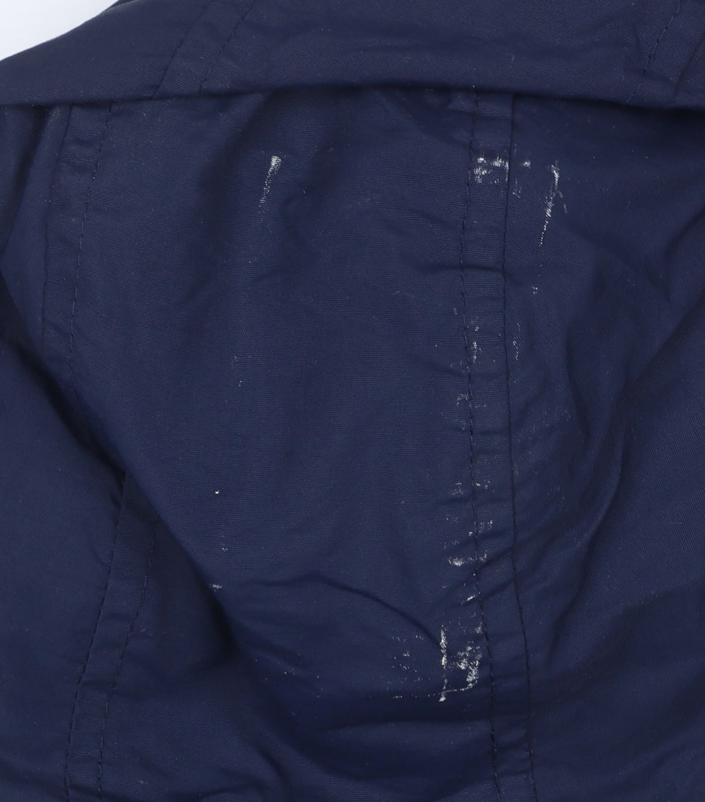 Mens UK Size M Brave Soul Blue Parka Coat