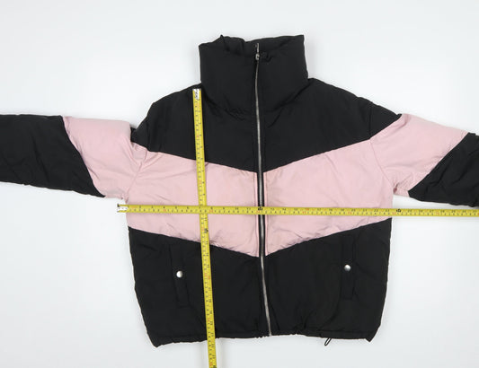 Womens UK Size 14 Nobody's Child Multicoloured Puffer Jacket
