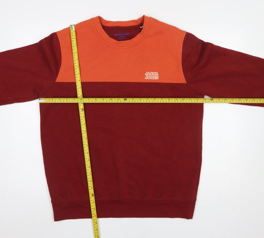 Mens UK Size XL JACK & JONES Red Pullover Sweatshirt