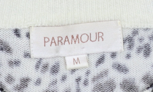 Womens UK Size M Paramour Brown Cardigan Jumper