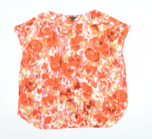 Womens UK Size 2XL Ann Taylor Multicoloured Tunic Blouse