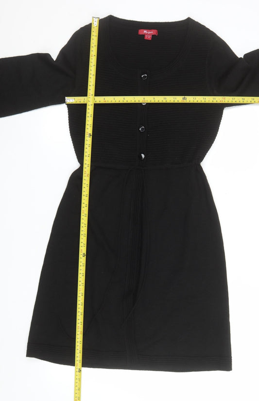 Womens UK Size 8 Monsoon Black Cardigan Jumper