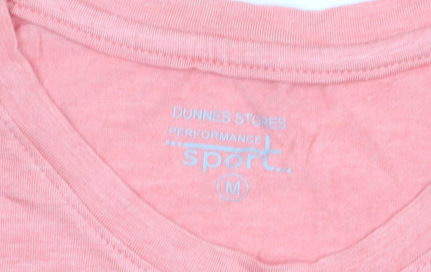 Mens UK Size M Dunnes Stores Pink Gym & Training Running & Jogging Walking T-Shi