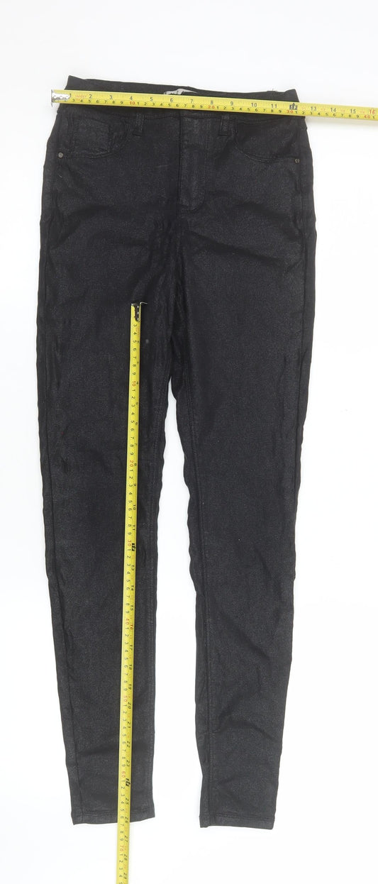Womens UK Size 6 Denim Co Slim Fit Jegging Black Trousers