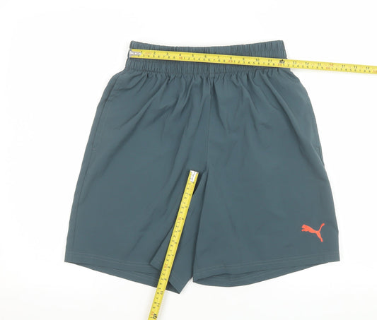 Mens UK Size M PUMA Regular Fit Athletic Shorts