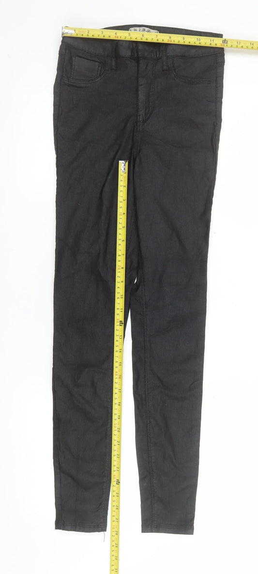 Womens UK Size 6 Denim Co Slim Fit Jegging Black Trousers