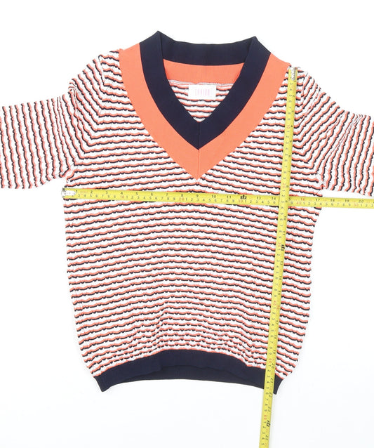 Womens UK Size 12 Savida Multicoloured Pullover Jumper
