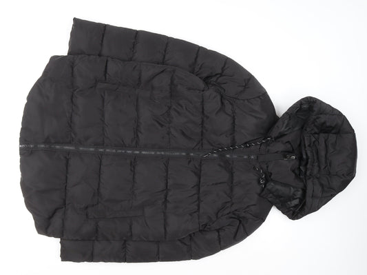 Womens UK Size XS Primark Black Puffer Jacket