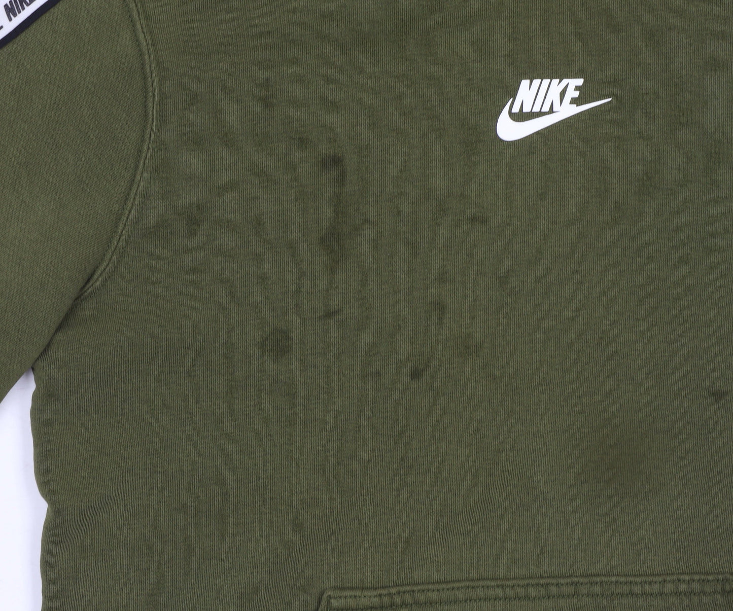 Boys UK Size 13-14 Years Nike Green Pullover Hoodie
