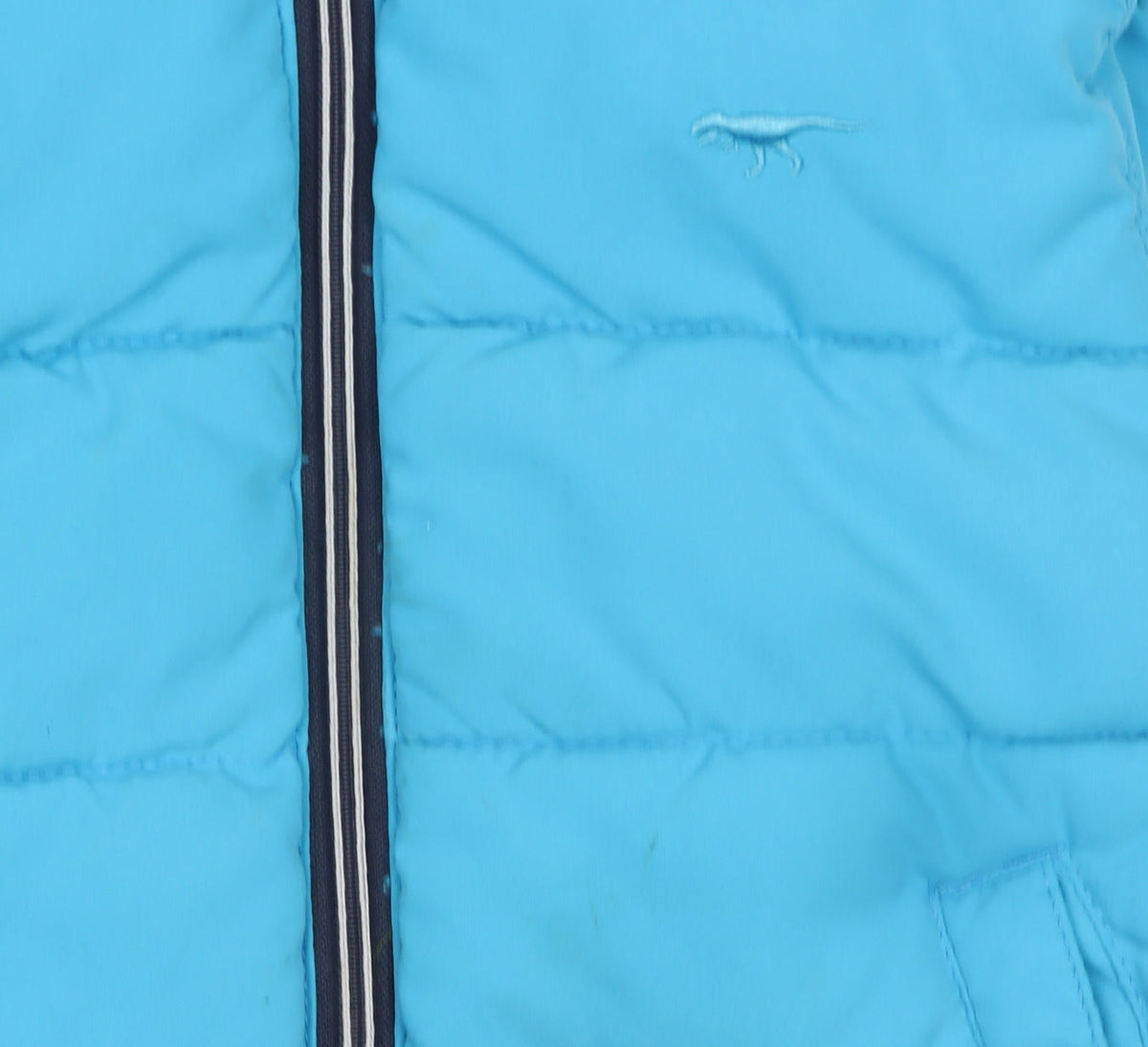 Additional view of Debenhams boys’ blue hooded padded bodywarmer gilet 4-5 years polyester
