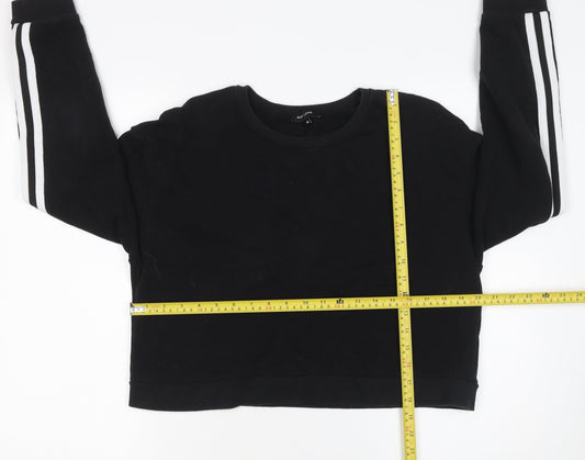 Womens UK Size 16 New Look Black Pullover Sweatshirt