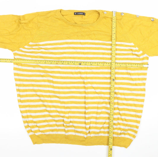 Womens UK Size XL Dunnes Yellow Pullover Jumper