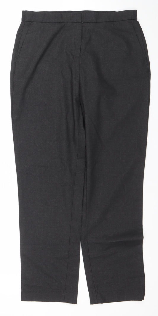 Brook Taverner Women’s Black Classic Straight Leg Dress Pants Size 14