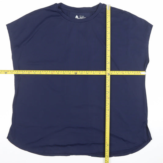 Womens UK Size L Dunnes Stores Blue Gym & TrainingRunning & JoggingYoga T-Shirt