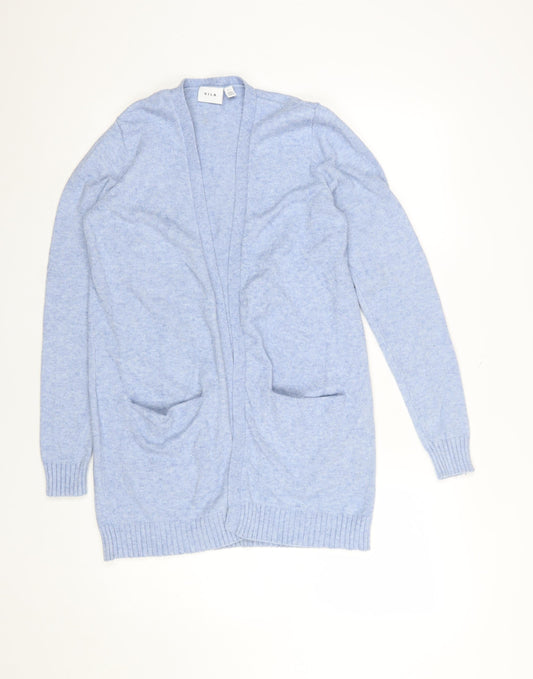 Womens UK Size S VILA Blue Cardigan Jumper