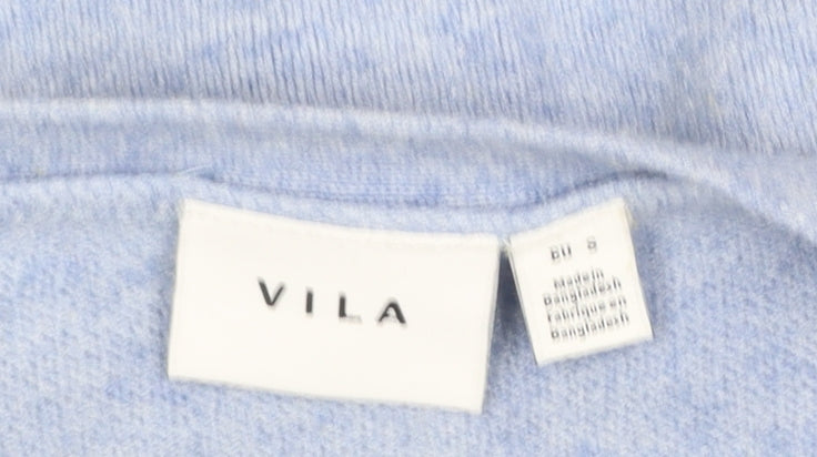 Womens UK Size S VILA Blue Cardigan Jumper