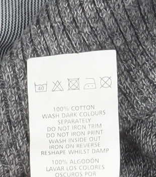 Mens UK Size XL Cedar Wood State Grey Henley Sweatshirt