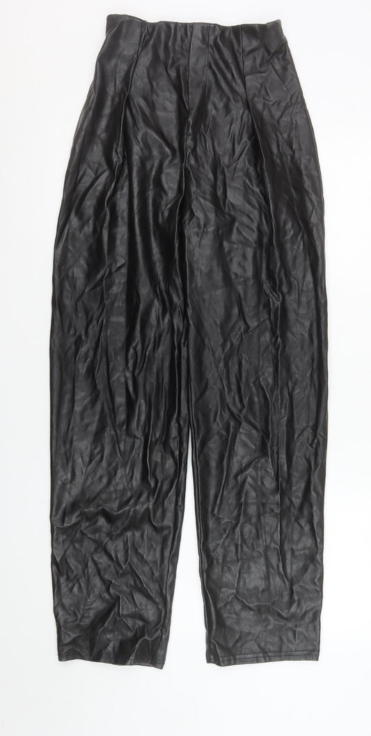 Womens UK Size 6 I SAW IT FIRST Regular Fit Casual Party/Cocktail Black Trousers