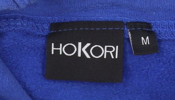 Mens UK Size M Hokori Blue Pullover Hoodie