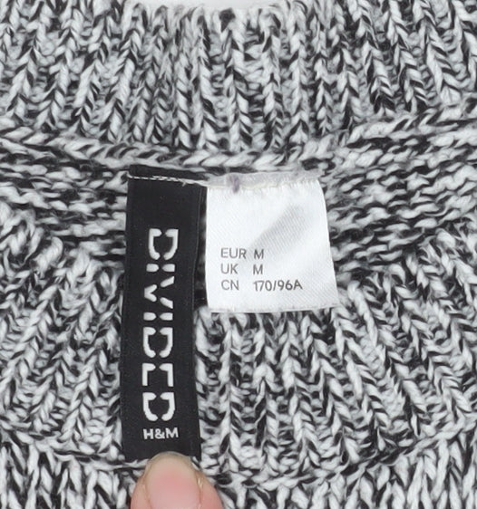 Mens UK Size M H&M Grey Pullover Jumper