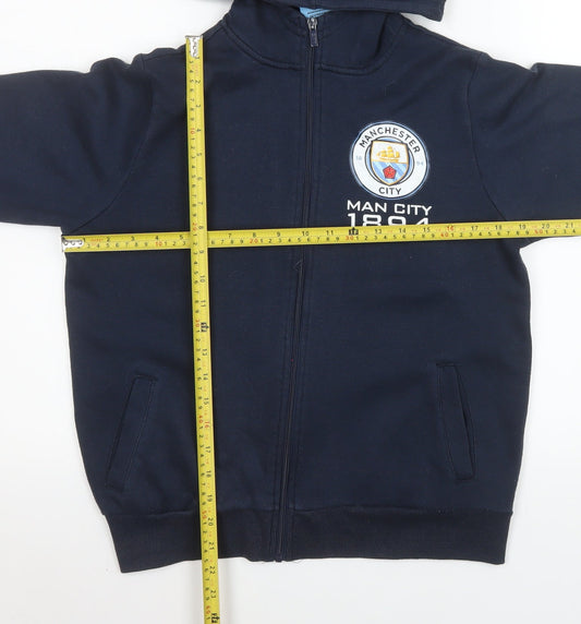 Teens UK Size 12 Manchester City Blue Basic Jacket