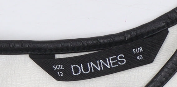Womens UK Size 12 Dunnes Ivory Basic Blouse