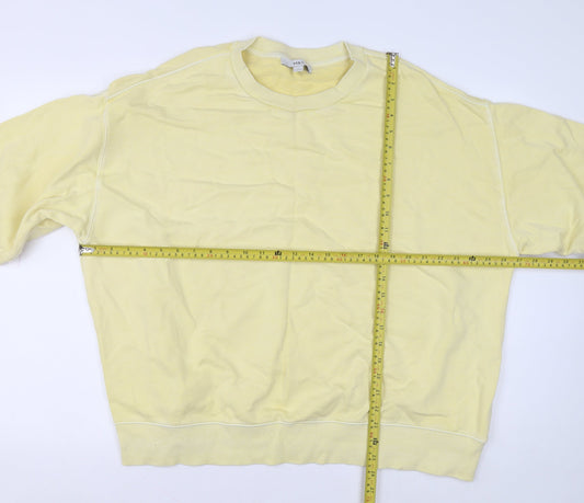 Womens UK Size L Marks and Spencer Yellow Pullover Jumper