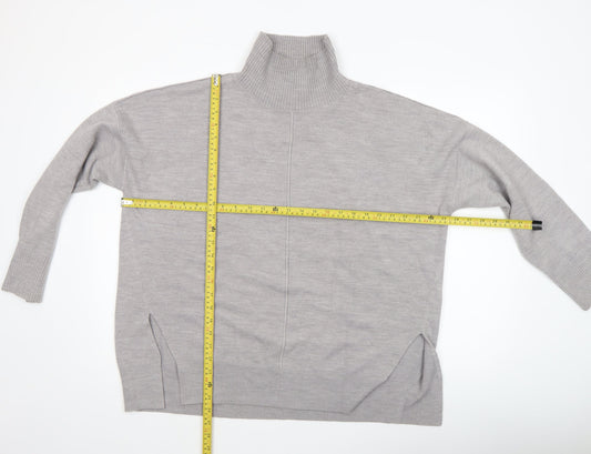 Womens UK Size S French Connection Grey Pullover Jumper