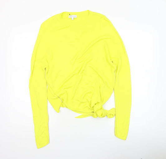 Womens UK Size 10 Warehouse Yellow Pullover Jumper