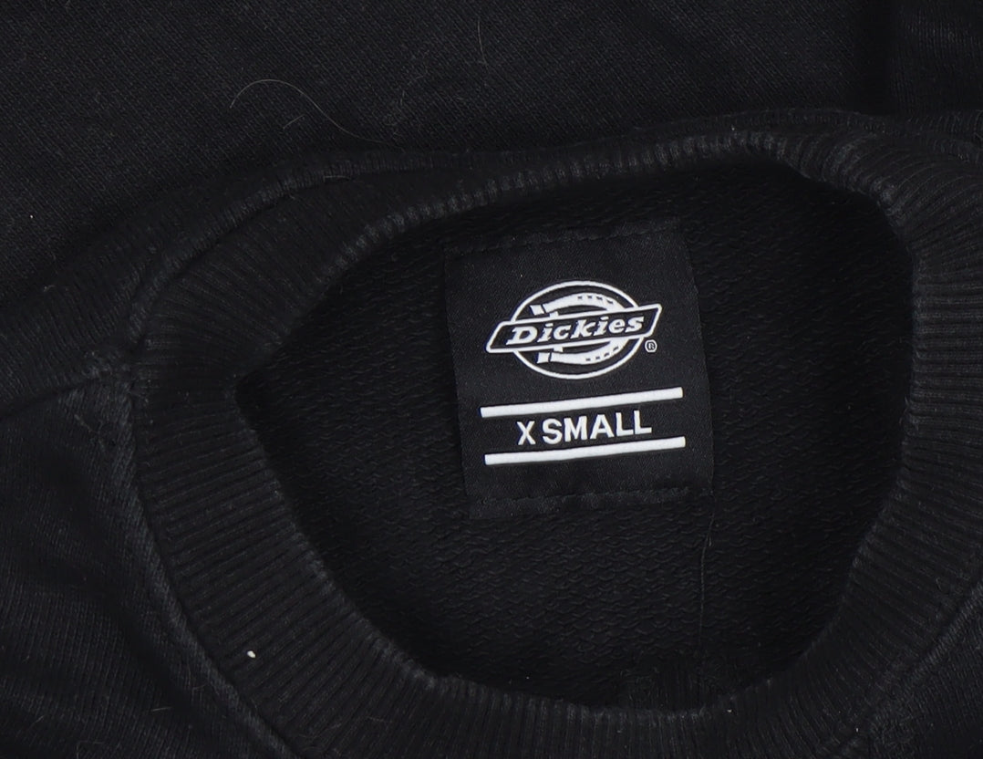 Mens UK Size XS Dickies Black Pullover Sweatshirt