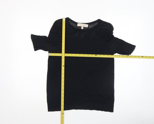 Womens UK Size 12 Fenn Wright Manson Black Pullover Jumper
