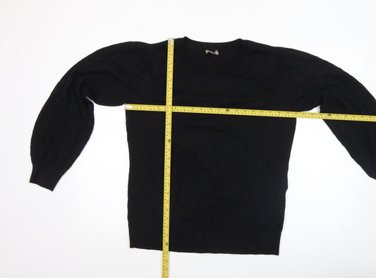 Womens UK Size L Patra Black Pullover Jumper