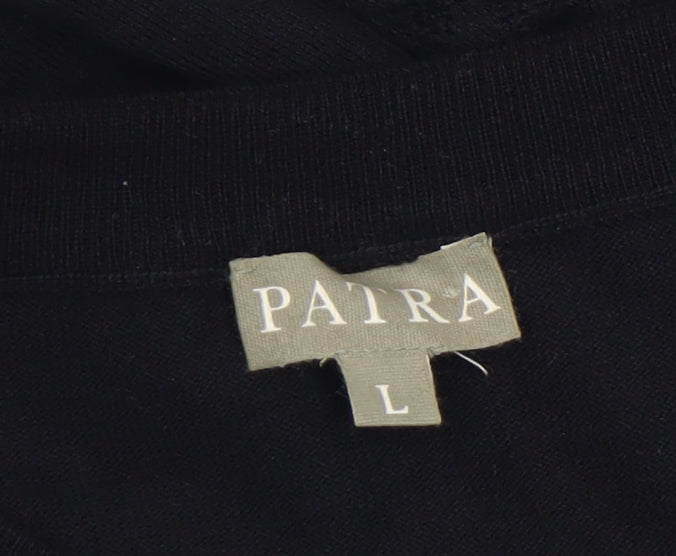 Womens UK Size L Patra Black Pullover Jumper