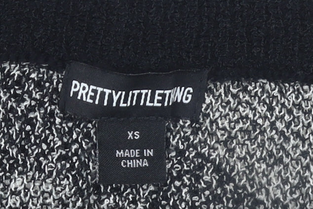 Womens UK Size XS PRETTYLITTLETHING Straight & Pencil Knit Skirt