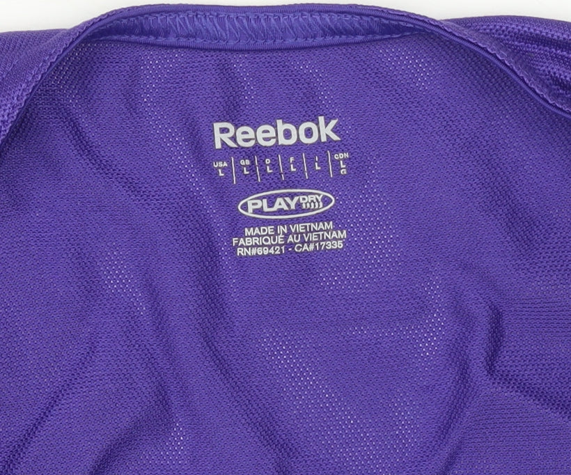 Womens UK Size L Reebok Purple Gym & Training Running & Jogging Yoga CrossFit Ta