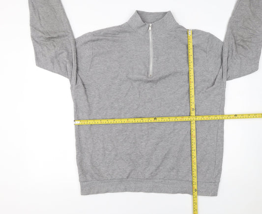 Mens UK Size XL ASOS Design Grey Pullover Sweatshirt