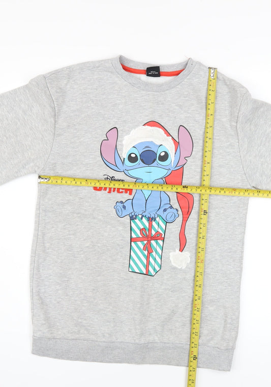 Girls UK Size 11-12 Years Disney at Primark Grey Pullover Jumper
