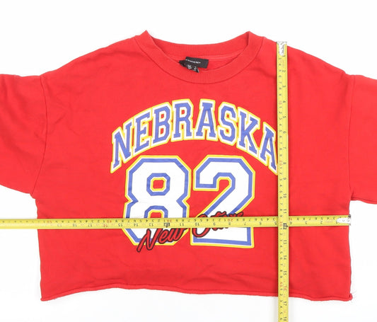Womens UK Size 10 Atmosphere Red Pullover Sweatshirt