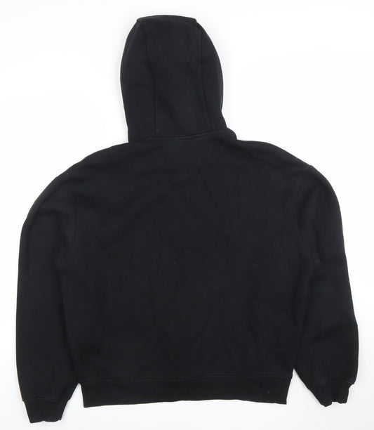Mens UK Size M Zara Black Pullover Hoodie