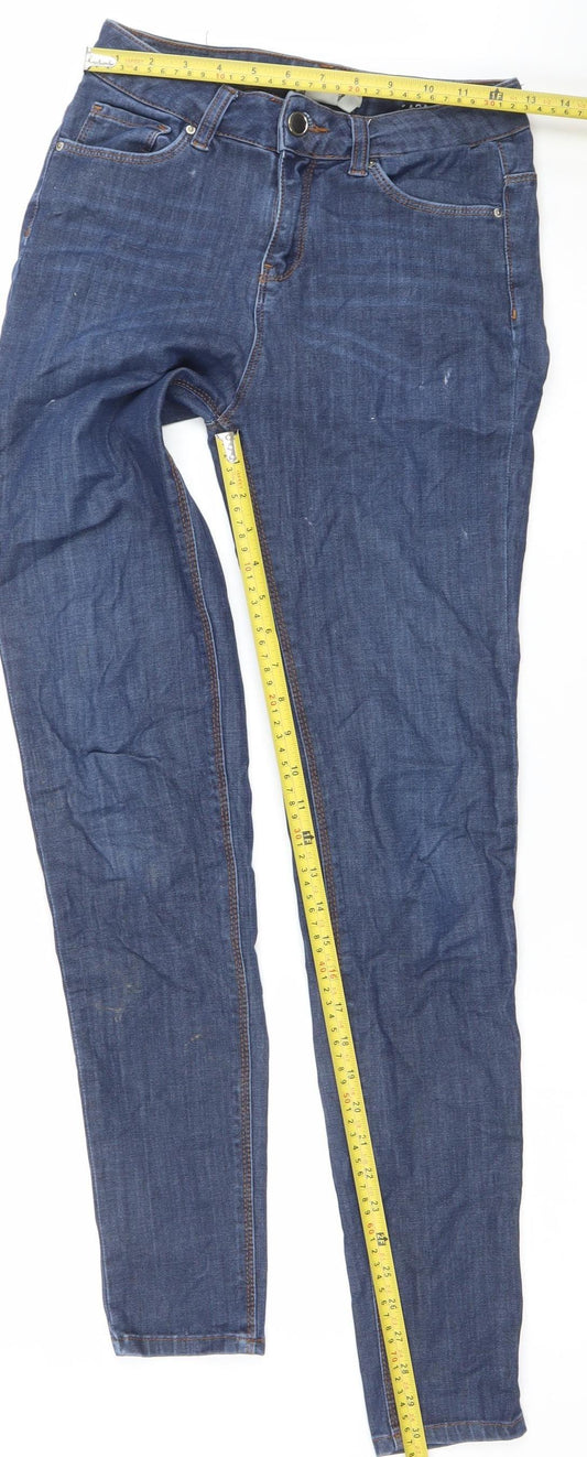 Womens UK Size 8 Castro Jeans Slim Fit Skinny Blue Jeans