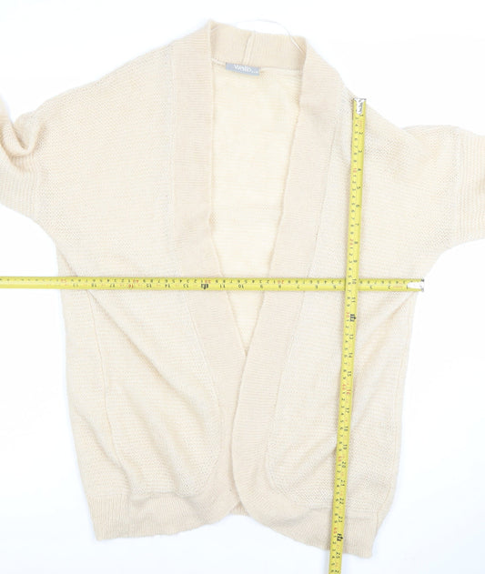 Womens UK Size S Wallis Beige Cardigan Jumper