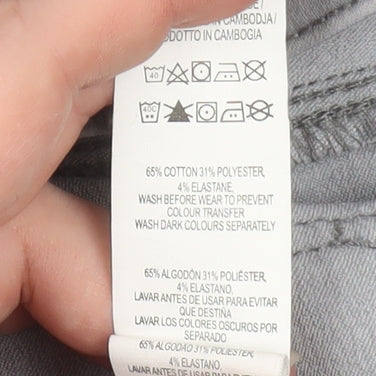 Womens UK Size 8 Denim Co Slim Fit Skinny Grey Jeans
