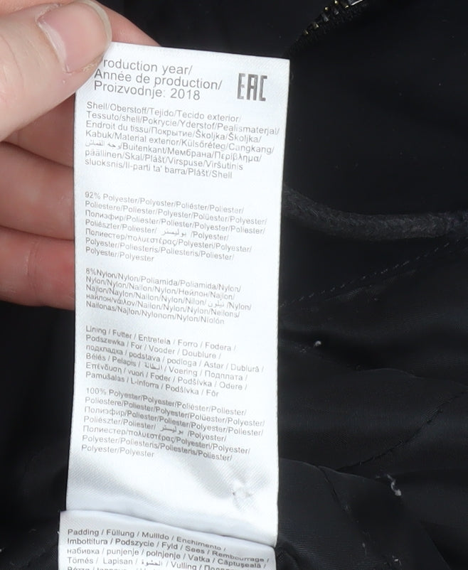 Womens UK Size XS Only Black Parka Coat